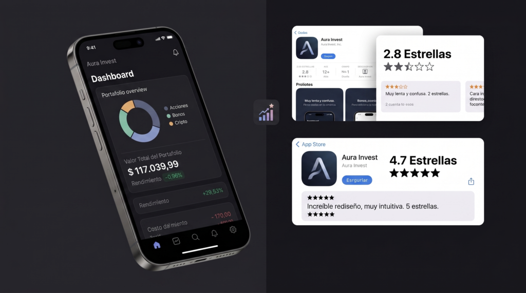 Rediseño UI/UX App Fintech